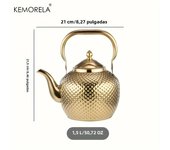 KEMORELA 1PCS Stainless Steel Water Kettle 1.2/1.5/2L Tea Pot Thicker With Filter Hotel Tea Pot Coffee Pot Induction Cooker Tea