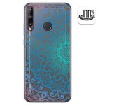 Tumundosmartphone Funda Gel Transparente para Huawei P40 Lite E diseño Mandala Dibujos