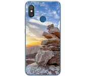 Tumundosmartphone Funda Gel Tpu para Xiaomi Mi 8 Diseño Sunset Dibujos