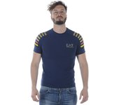 Emporio Armani EA7 Camiseta de Algodón Hombre Azul Oscuro 3 ZPTA8PJM5Z 1554