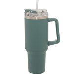Pro Navidad® Vaso Térmico con Pajita y Asa 1,5L de Acero 304 – 6 Horas en Frío – 3 Horas en Caliente – Botella Agua Acero Inoxidable, Sin BPA - Pro Navidad® Por unas fiestas más que especiales