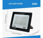 LED Flood Light IP66 Waterproof AC220V 10W 20W 30W 50W 100W 150W 200W 300W Spotlight Garden Street Gate Wall Floodlights Outdoor