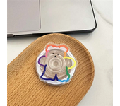 Korean Cute Cartoon Koala Bear Magnetic Attraction Phone Grip Tok Griptok Phone Holder for IPhone 16 15 Phone Pro Max Stand Hold