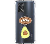 Funda Silicona Antigolpes para Vivo Y52 5G / Y72 5G diseño Vegan Life Dibujos