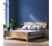 Cecotec Colchón Viscoelástico Flow ViscoCare 1900 135x190cm.Multicapa, Altura 21 cm, Núcleo FoamTech, Firmeza Alta