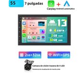 7 9 10 inch GPS wireless CarPlay Android Auto 2 din Multimedia Player Android13 FM Radio Stereo Receiver Player For Rear Camera
