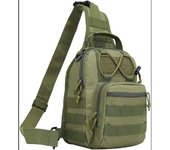 Mochila táctica para el pecho, bolso cruzado para deportes al aire libre, bolso de hombro de viaje para hombres y mujeres, equipo de senderismo y acampada