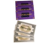 Pack de 3 Tickets de Tren  3 Ticket Bus noctámbulo Escuela de Magia Hogwarts
