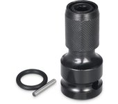 1/2 Inch Square To 1/4 Inch Hex Ratchet Socket Impact Wrench Socket Set Adapter Spanner Drive Converter Quick Release Tool
