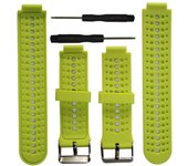 Silicone Watch Band Solid Color Wrist Strap Replacement For Garmin Forerunner 220/230/235/620/630/735