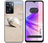 Funda Silicona para Oppo A57s diseño Concha Dibujos