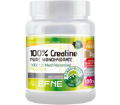 EFNE NUTRICIÓN DEPORTIVA CREATINA 100% MONOHIDRATO 100 MESH FORMATO EN POLVO 300 gr, MÁXIMA MICRONIZACIÓN, SIN DIÓXIDO DE SILICIO NI DE TITANIO