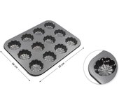 2 PCS Moldes Para Hornear, Bandeja Horno, Molde Horno Magdalenas, Antiadherente En Acero De Carbono,, Buena Calidad.