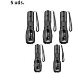 High Power handheld Led Flashlights Portable Outdoor Camping 5 Lighting Modes Aluminum Alloy Zoomable Light Waterproof Torch