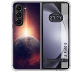 Funda Silicona para Samsung Galaxy Z Fold 5 5G diseño Tierra Dibujos