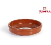 Azofra - Cazuela de Barro 20cm para Vitrocerámica - Hecha a Mano y Duradera - Ideal para Cocina Casera