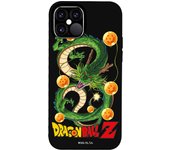 Funda original compatible con iPhone 12 - 12 Pro Negro con un diseño de Dragon Ball Z Shenron y Bolas