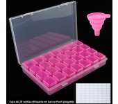 56/28 Diamond Embroidery Box Diamond Painting Cross Stitch Tools Accessory Boxes Case Useful Storage Boxes Dismountable Cases
