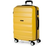 Itaca - Maletas De Viaje Medianas - Maleta Mediana 4 Ruedas - Maletas Medianas De Material ABS. Maletas Viaje Ligeras - Maleta De Viaje 20Kg,65Cm Maleta Viaje Rígida Candado De Combinacion T71660