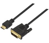 AISENS - A117-0090 adaptador de cable de vídeo 1,8 m HDMI tipo A (Estándar) DVI 18+1 Negro A117-0090