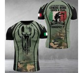 Italy Flag Camo Men's T-shirt ARMY VETERAN Camouflage 3d Print T-shirts Men Women Fashion Short Sleeve Tshirt Kids Tops Tees Boy