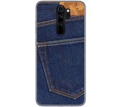 Tumundosmartphone Funda Gel Tpu para Xiaomi Redmi Note 8 Pro diseño Vaquero Dibujos