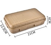 New EDC Tools Outdoor Survival Kit Box Sealed Shockproof Waterproof Box Wild Survival Food Grade Storage Box Portable Tool Box