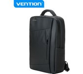 Vention mochila impermeable para portatil - 20l - compartimento acolchado 15.6” - tela repelente al agua - ligera y duradera - color negro