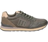 MTNG | Zapatillas Casual Mustang Porland Classic para Hombre – Zapatillas en Color Verde con Detalles en Marrón – Con Cordones – Estilo Casual – Cómodas – Versátiles – Modelo 84755