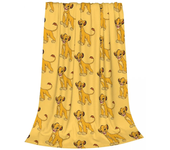 Lion King Simba Cartoon Blanket Cover Flannel Cute Super Soft Throw Blankets for Bedding Couch Bedroom Quilt