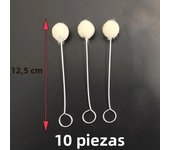 10/30pcs Leather Wool Balls Painting Brush Assisted Dyeing Leather Dauber Tool Leather Dyeing Brush Sponge Paint Brush