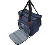Bolsa de ganchillo Bolsa de tejido portátil Bolsa de almacenamiento Bolsa de tejido de lana Bolsos de múltiples bolsos