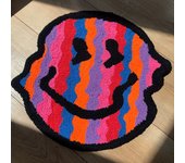 Twisted Smiling Tufted Carpet Rug Purely Handmade Soft Suitable for Room Decor Fluffy Carpets Bedroom Bathroom Independent