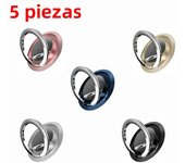1-5pcs Magnetic Phone Finger Ring Holder Universal Luxury Rotatable Mobile Phone Stand Grip Back Bracket for iphone Sumsung
