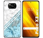 Tumundosmartphone Funda Gel Tpu para Xiaomi POCO X3 NFC / X3 PRO diseño Mármol 02 Dibujos