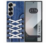 Tumundosmartphone Funda Carcasa Dura para Samsung Galaxy Z Fold 6 5G diseño Zapatillas 01 Dibujos
