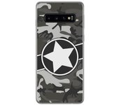 Tumundosmartphone Funda Gel Tpu para Samsung Galaxy S10 Plus diseño Camuflaje 02 Dibujos