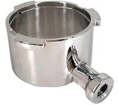 Máquina de café accesorios 51mm tres oído sin fondo mango máquina de café extractor (sin mano