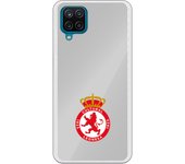 Funda original compatible con Samsung Galaxy A12 5G - Cultural Leonesa escudo fondo gris