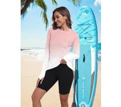 Women's UPF 50+ Sun Shirts Long Sleeve UV Protection Rash Guard Lightweight Quick Dry SPF Hiking Tops Outdoor