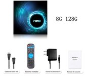 T95 Android TV Box Smart Android 14 H616 Quad Core Dual Band Wifi 2.4G 5G Ram 8GB Rom 64GB 128GB Global Media Player Set Top Box