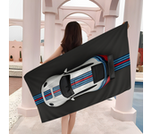 Martini Racing Beach Towel Colorful Bath Towels for Girl Microfiber Quick Dry Custom Sand Free Beach Yoga Spa Gym Pool