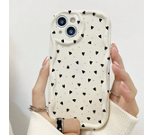 Love Heart Phone Case for  Huawei Honor 90 Lite 5G P30 Mate 30 40 Pro P40 Nova 9 SE 10 SE 11 5T 7 Pro 3D Wavy Curved Edge Cover
