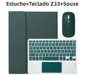 For Samsung Galaxy Tab A9 Plus 11 inch Case, Keyboard Case for Samsung Galaxy Tab A9+ 11 inch SM-X210/X216/X218