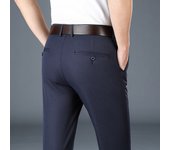 6 Colors Casual Straight Pants Classic Fashion Brand Men Work Wear Trousers New Men's Business Casual Four Seasons Trousers