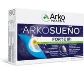 Arkopharma ARKOSUEÑO Forte 8H - Comprimidos para Dormir Profundamente con Plantas Medicinales