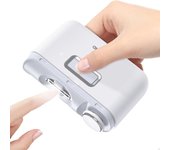 Cortadora de uñas eléctrica Cortadora de uñas automática y pulidora Cortadora de uñas recargable eléctrica 2 en 1 with Luz LED Cortadora de uñas Segura