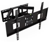 Tectake - Soporte de pared para pantallas de 32-100″ (81-254 cm)  Inclinable y orientable con nivel de burbuja  Para modelos VESA: 50 x 50 a 600 x 400  Material de montaje incluido  Distancia a la pared de 70-457 mm