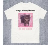 I Have Microplastics in My Balls Funny Cat Meme T-shirt Gift for Woman Ironic Cats Shirt Stupid Silly Gifts Goofy Ahh Cat Tee