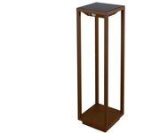 Farol solar para el hogar, 2,2 W, LED, funciona con Pilas, IP54, Azafrán color Corten